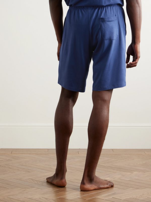 Basel Stretch-Micro Modal Jersey Pyjama Shorts - BK Basel Stretch-Micro Modal Jersey Pyjama Shorts - BK