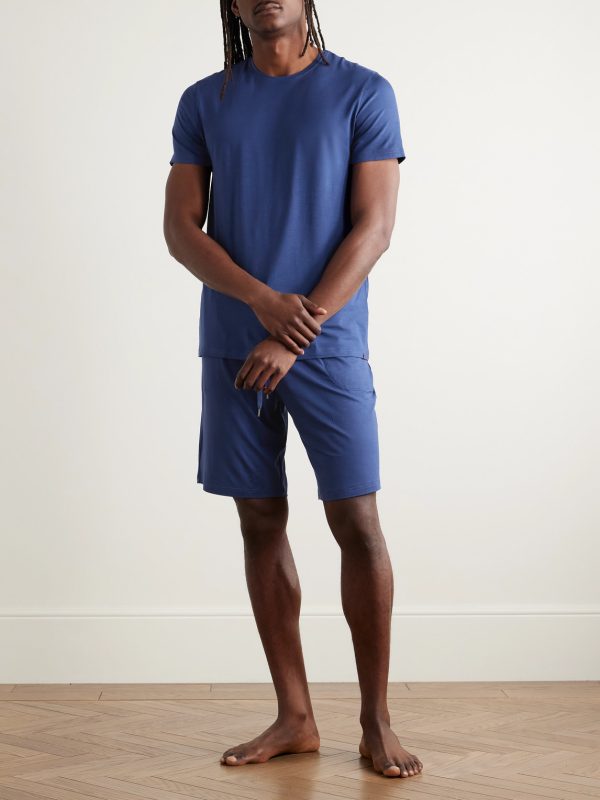 Basel Stretch-Micro Modal Jersey Pyjama Shorts - OU Basel Stretch-Micro Modal Jersey Pyjama Shorts - OU