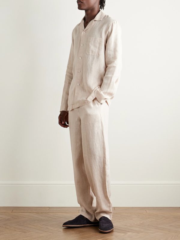Sicily 1 Linen Pyjama Set - OU