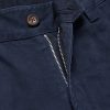 Straight-Leg Peached Cotton-Twill Trousers - E1