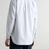 Button-Down Collar Striped Cotton Oxford Shirt - BK Button-Down Collar Striped Cotton Oxford Shirt - BK