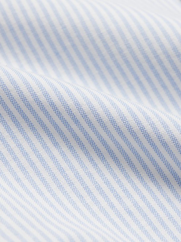 Button-Down Collar Striped Cotton Oxford Shirt - CU Button-Down Collar Striped Cotton Oxford Shirt - CU