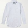 Button-Down Collar Striped Cotton Oxford Shirt Button-Down Collar Striped Cotton Oxford Shirt