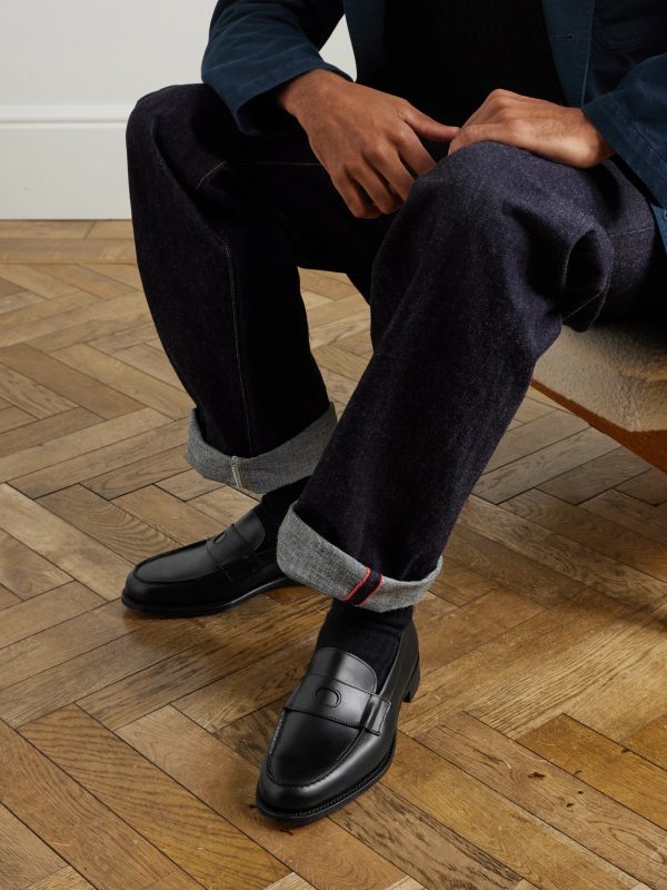 Charles Leather Penny Loafers - OU Charles Leather Penny Loafers - OU
