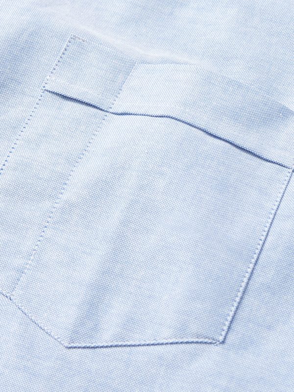 Button-Down Collar Cotton Oxford Shirt - E1