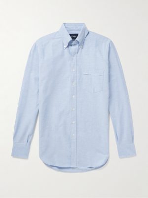 Button-Down Collar Cotton Oxford Shirt