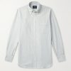 Button-Down Collar Striped Cotton Oxford Shirt Button-Down Collar Striped Cotton Oxford Shirt
