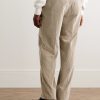 Straight-Leg Cotton and Cashmere-Blend Corduroy Suit Trousers - BK