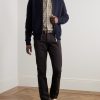 Checked Brushed Cotton and Cashmere-Blend Twill Shirt - OU Checked Brushed Cotton and Cashmere-Blend Twill Shirt - OU