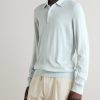 Slim-Fit Cashmere Polo Shirt - FR Slim-Fit Cashmere Polo Shirt - FR