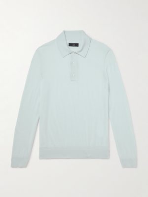 Slim-Fit Cashmere Polo Shirt Slim-Fit Cashmere Polo Shirt