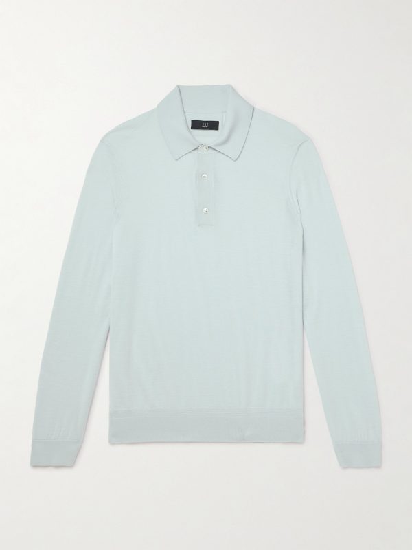 Slim-Fit Cashmere Polo Shirt Slim-Fit Cashmere Polo Shirt