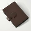 Alfred Business Card Case Patina-Leather Cardholder - BK