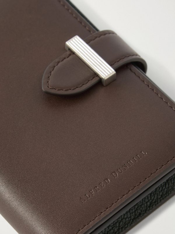 Alfred Business Card Case Patina-Leather Cardholder - CU