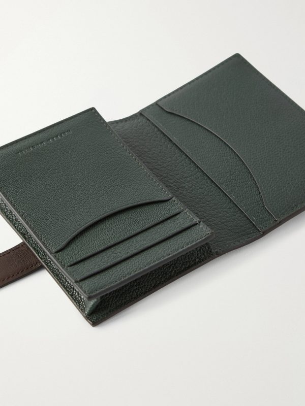 Alfred Business Card Case Patina-Leather Cardholder - E1
