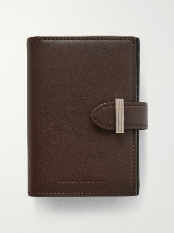 Alfred Business Card Case Patina-Leather Cardholder