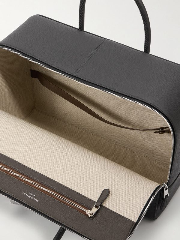 Century Full-Grain Leather Weekend Bag - E1
