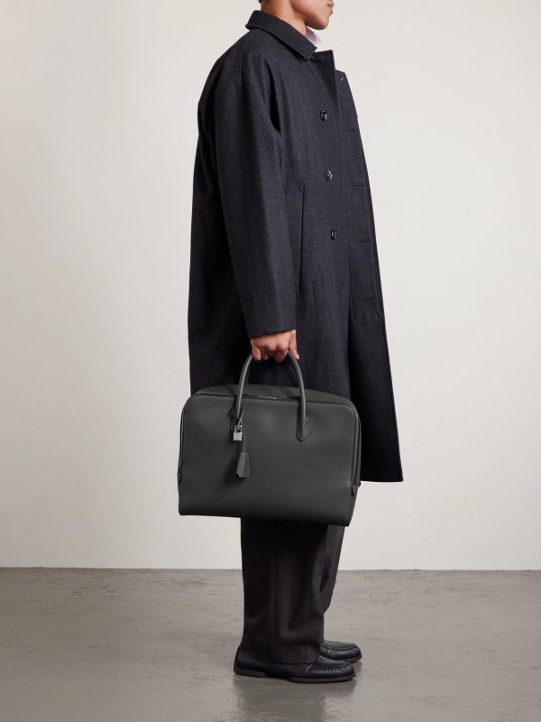 Century Full-Grain Leather Weekend Bag - E2