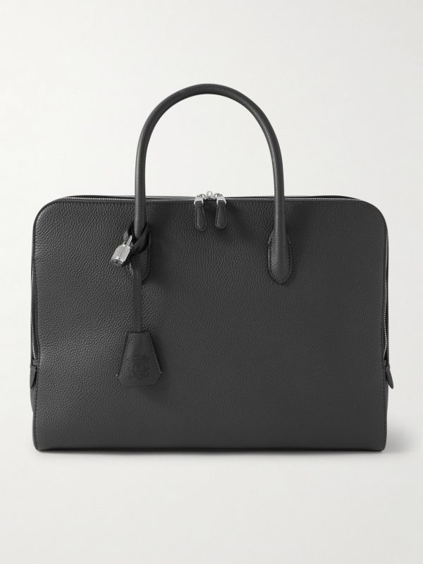 Century Full-Grain Leather Weekend Bag