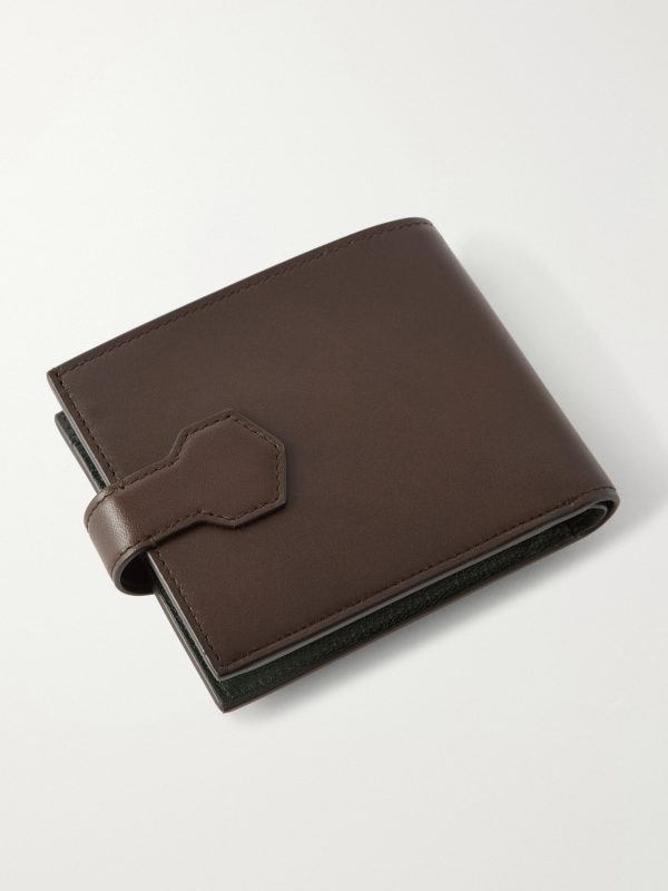 Alfred 4CC&CP Patina-Leather Billfold Wallet - BK Alfred 4CC&CP Patina-Leather Billfold Wallet - BK