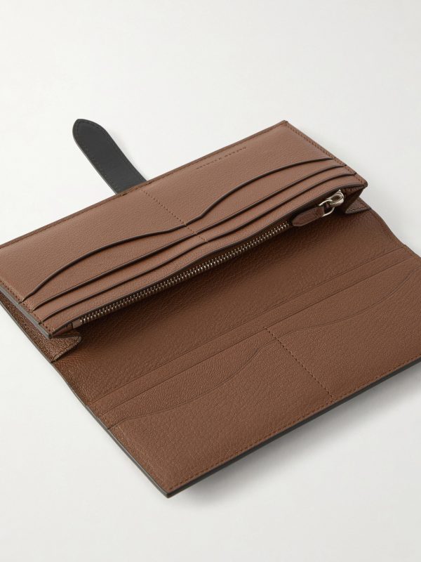 Alfred Patina-Leather Billfold Wallet - E1