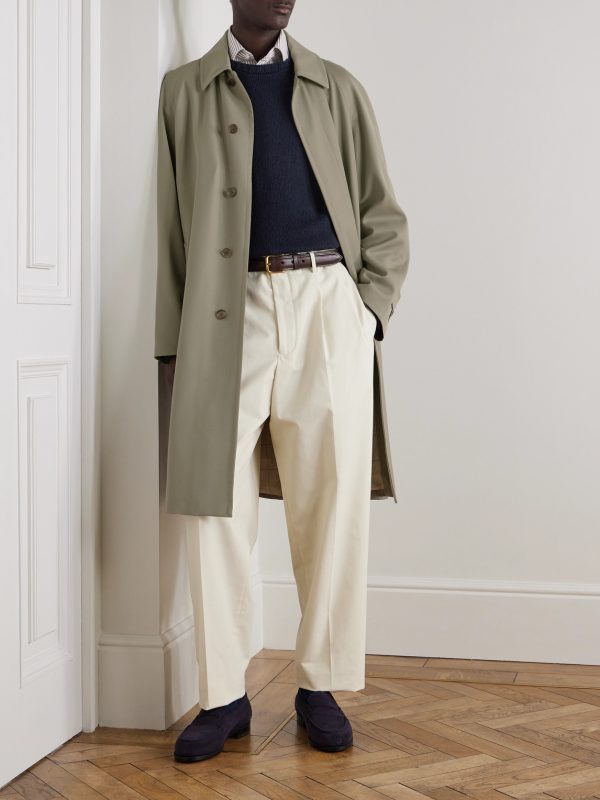 Super 130s Merino Wool-Twill Car Coat - OU Super 130s Merino Wool-Twill Car Coat - OU