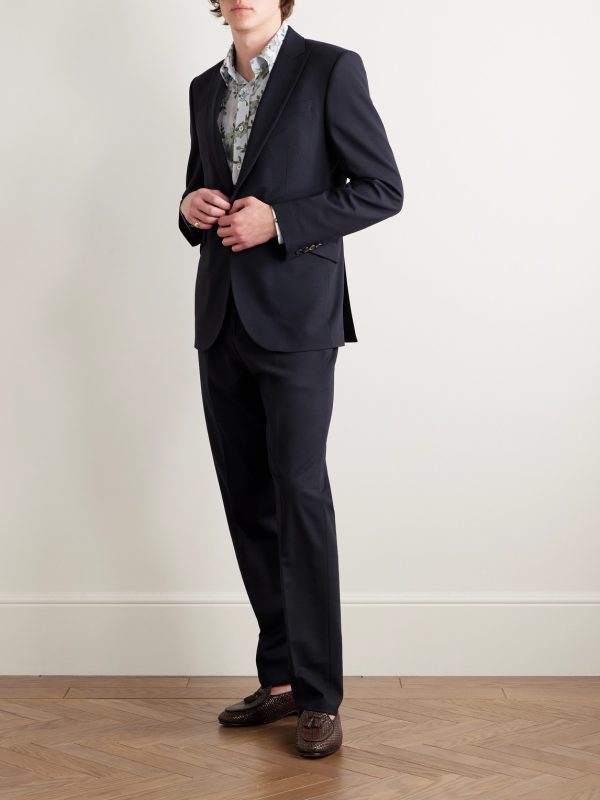 Newport Slim-Fit Wool-Blend Suit Jacket - OU Newport Slim-Fit Wool-Blend Suit Jacket - OU