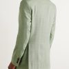 Hepworth Double-Breasted Herringbone Linen and Wool-Blend Suit Jacket - BK