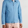 Wool and Mohair-Blend Blouson Jacket - FR Wool and Mohair-Blend Blouson Jacket - FR