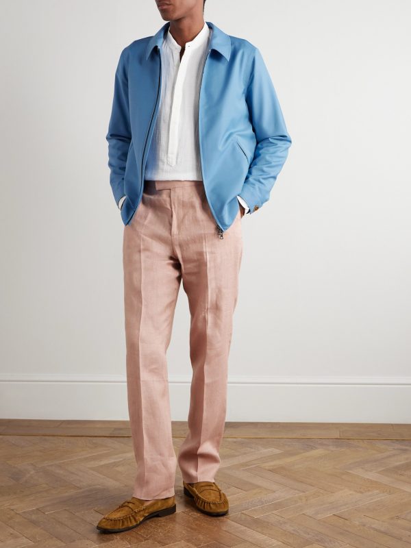 Wool and Mohair-Blend Blouson Jacket - OU Wool and Mohair-Blend Blouson Jacket - OU
