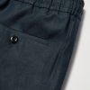 Straight-Leg Linen Trousers - CU