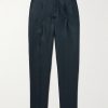 Straight-Leg Linen Trousers