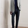 Straight-Leg Linen Trousers - OU
