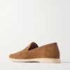 Mod Mare Leather-Trimmed Suede Loafers - BK Mod Mare Leather-Trimmed Suede Loafers - BK