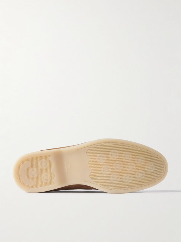 Mod Mare Leather-Trimmed Suede Loafers - E1 Mod Mare Leather-Trimmed Suede Loafers - E1