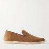 Mod Mare Leather-Trimmed Suede Loafers Mod Mare Leather-Trimmed Suede Loafers