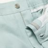 Straight-Leg Linen Drawstring Trousers - CU Straight-Leg Linen Drawstring Trousers - CU