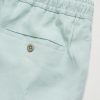 Straight-Leg Linen Drawstring Trousers - E1 Straight-Leg Linen Drawstring Trousers - E1