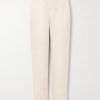 Slim-Fit Herringbone Linen and Silk-Blend Suit Trousers
