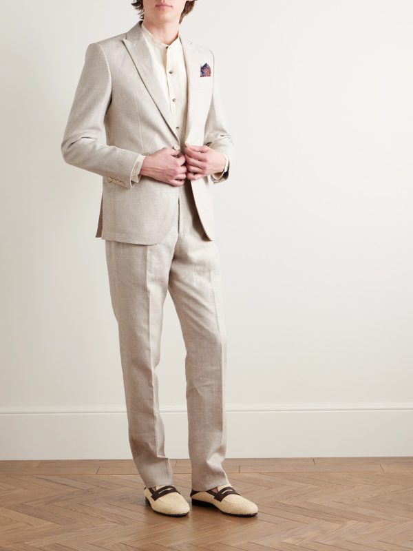 Ebury Slim-Fit Linen Suit Jacket - OU Ebury Slim-Fit Linen Suit Jacket - OU