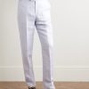 Slim-Fit Herringbone Linen and Silk-Blend Suit Trousers - FR Slim-Fit Herringbone Linen and Silk-Blend Suit Trousers - FR