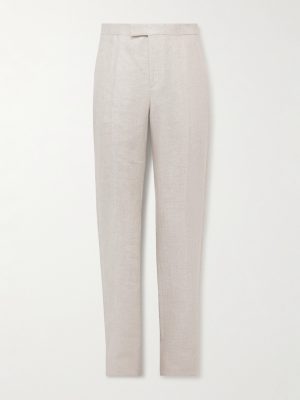 Slim-Fit Linen Suit Trousers Slim-Fit Linen Suit Trousers