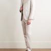 Slim-Fit Linen Suit Trousers - OU Slim-Fit Linen Suit Trousers - OU