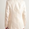 Double-Breasted Herringbone Linen and Silk-Blend Tuxedo Jacket - BK