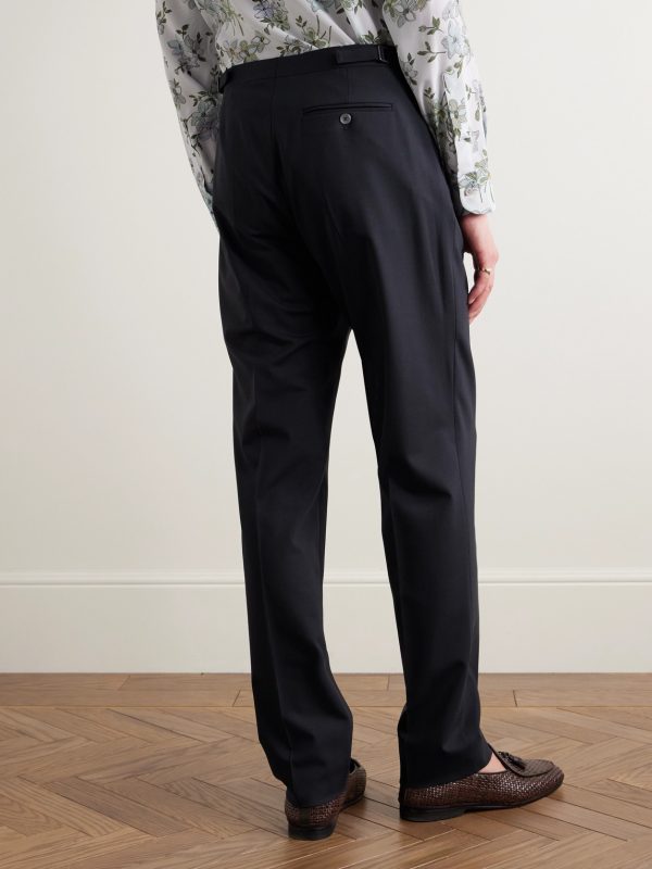 Slim-Fit Wool-Blend Suit Trousers - BK