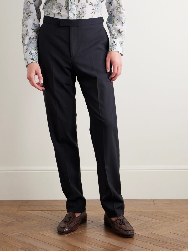 Slim-Fit Wool-Blend Suit Trousers - FR