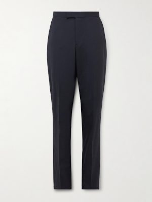 Slim-Fit Wool-Blend Suit Trousers Slim-Fit Wool-Blend Suit Trousers