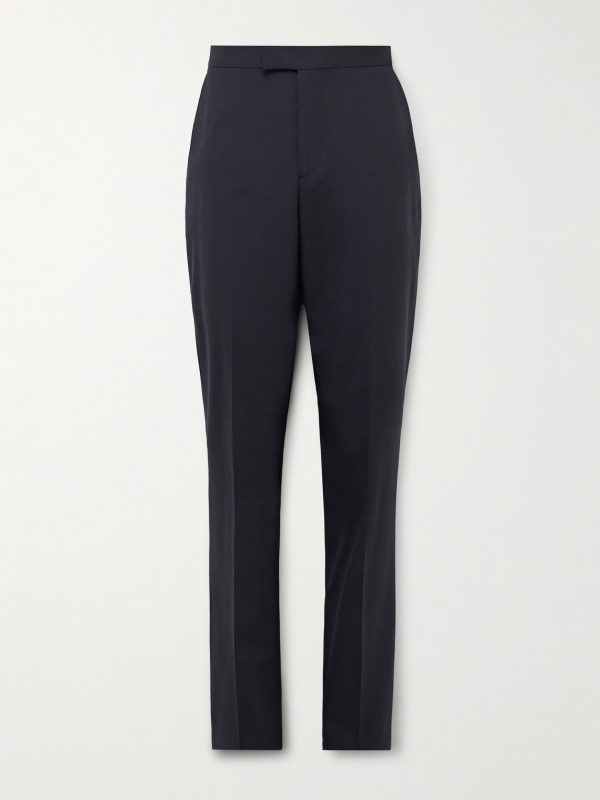 Slim-Fit Wool-Blend Suit Trousers