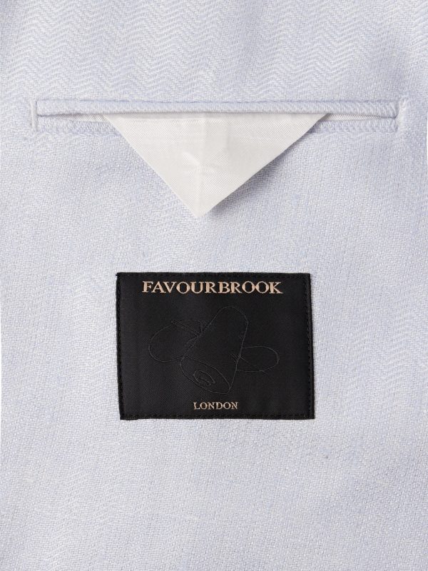 Slim-Fit Herringbone Linen and Silk-Blend Suit Jacket - E1
