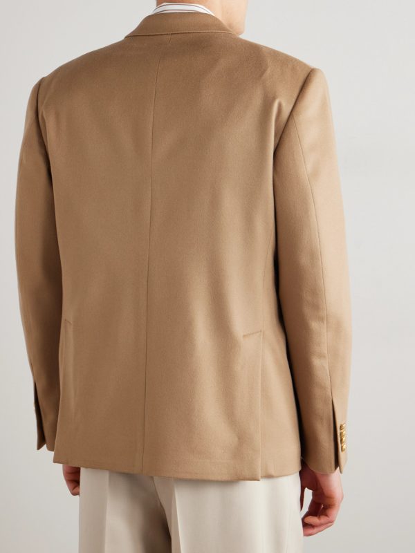 Double-Breasted Virgin Wool Blazer - BK